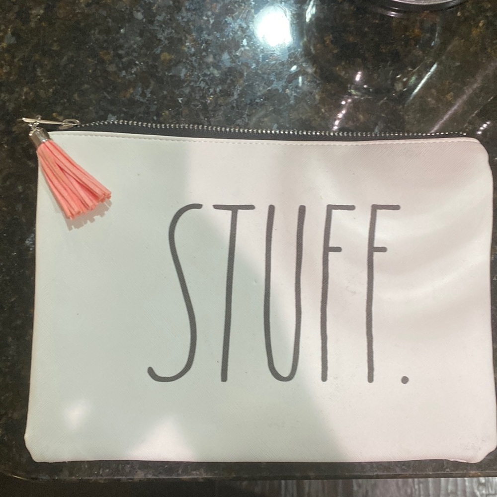 White with Black Writing